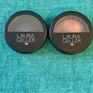 Set of 2 Laura Geller baked Blueberry and Mocha Latte 
Eye Shadows
